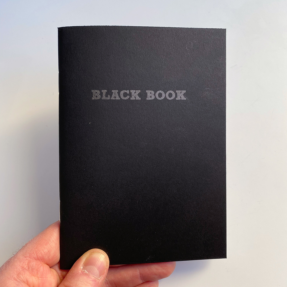 Notizheft Black Book